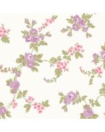 AB42416 Chic Rose Wallpaper Pink, Purple, Beige, Cream Abby 3 Norwall Wallcovering