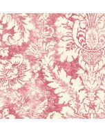 AB42423 Valentine Damask Wallpaper Cream, Red Abby Rose 3 Norwall Wallcovering