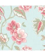 AB42435 Chloe Wallpaper Teal, Pink, Green Abby Rose 3 Norwall Wallcovering
