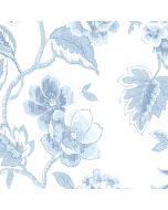 AB42440 Chloe Wallpaper Blue, Light Blue Abby Rose 3 Norwall Wallcovering