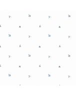 BT23331 Leaf Spot Wallpaper Blue Kitchen Elements Norwall Wallcovering