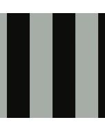 BW28749 2.5" Tent Stripe Wallpaper Metallic Silver, Black Shades Norwall Wallcovering