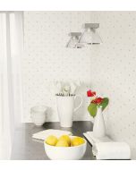 CK36600 Mini Leaf Wallpaper Green CREATIVE KITCHENS Norwall Wallcovering