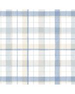 CK36629 Linen Plaid Wallpaper Blue, Beige CREATIVE KITCHENS Norwall Wallcovering