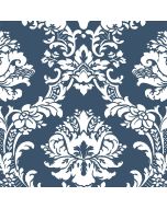 CS35600 Document Damask Wallpaper Blue, Pearl Classic Silks 2 Norwall Wallcovering