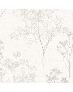 FH37509 Queen Anne's Lace Wallpaper Grey, Beige Farmhouse Living Norwall Wallcovering