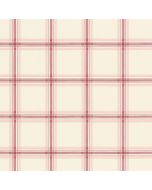 FK26910 Plaid Wallpaper Red, Beige Fresh Kitchens 5 Norwall Wallcovering
