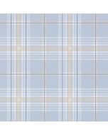 FK26927 Chic Plaid Wallpaper Blue, Taupe Fresh Kitchens 5 Norwall Wallcovering