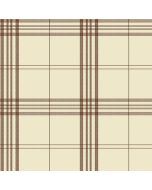 FK34400 Kitchen Plaid Wallpaper Cream, Brown Fresh Kitchens 5 Norwall Wallcovering