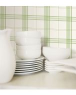 FK34401 Kitchen Plaid Wallpaper Green Fresh Kitchens 5 Norwall Wallcovering