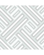 GX37605 Rectangles Wallpaper Mint, Green, Metallic Silver GeometriX Norwall Wallcovering
