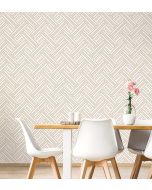GX37606 Rectangles Wallpaper Beige, Taupe, Antique White GeometriX Norwall Wallcovering