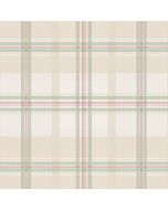 KE29912 Plaid Wallpaper Pink, Green, Cream Kitchen Elements Norwall Wallcovering