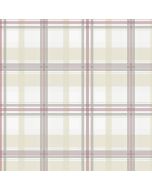 KE29913 Plaid Wallpaper Red, Beige, Grey Kitchen Elements Norwall Wallcovering
