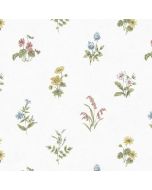 KE29935 Garden Spot Wallpaper Red, Yellow, Blue Kitchen Elements Norwall Wallcovering
