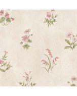 KE29937 Garden Spot Wallpaper Beige, Pink Kitchen Elements Norwall Wallcovering