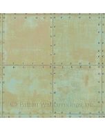 LL36225 Steel Tile Wallpaper Aqua, Green, Metallic Copper Illusions Norwall Wallcovering