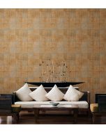 LL36229 Steel Tile Wallpaper Metallic Gold, Blue Illusions Norwall Wallcovering