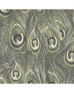 MH36520 Peacock Wallpaper Green Manor House Norwall Wallcovering