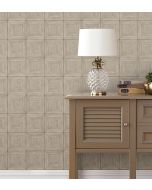 MH36526 Parquet Wallpaper Grey, Beige Manor House Norwall Wallcovering