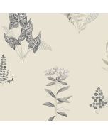 PA34229 Ferns Wallpaper Grey, Beige Paradise Norwall Wallcovering