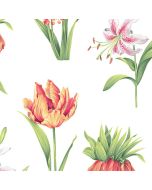 PA34234 Botanical Floral Wallpaper Red, Green Paradise Norwall Wallcovering
