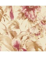 PA34240 Palm Beach Parrot Wallpaper Red, Cream, Tan Paradise Norwall Wallcovering