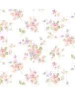 PP27747 Blossom Mini Wallpaper Pink, Purple, Green Pretty Prints 4 Norwall Wallcovering