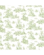 PP27800 Small Toile Wallpaper Green Pretty Prints 4 Norwall Wallcovering