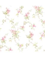 PP35530 Ivy Trail Wallpaper Pink, Green Pretty Prints 4 Norwall Wallcovering