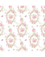 PP35535 Cameo Wallpaper Pink, Beige Pretty Prints 4 Norwall Wallcovering
