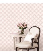 PP35545 Pretty Plaid Wallpaper Pink, Beige Prints 4 Norwall Wallcovering