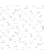 PR33800 Small Floral Trail Wallpaper Blue Prints 2 Norwall Wallcovering