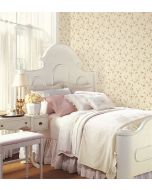 PR33834 Como Trail Wallpaper Beige, Pink, Brown Floral Prints 2 Norwall Wallcovering