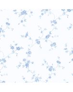 PR33836 Como Trail Wallpaper Blue Floral Prints 2 Norwall Wallcovering
