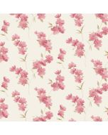 PR33851 Dawn Floral Wallpaper Red, Brown Prints 2 Norwall Wallcovering