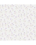PR33855 Rose Meadow Wallpaper Cream, Purple, Brown Floral Prints 2 Norwall Wallcovering