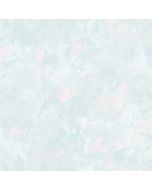RG35747 Textured Leaves Wallpaper Turquoise, Pink Rose Garden 2 Norwall Wallcovering