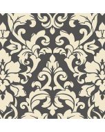 SD36118 Velvet Damask Wallpaper Beige, Black Stripes & Damasks 3 Norwall Wallcovering