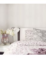 SD36127 3mm Stripe Wallpaper Grey, White Stripes & Damasks 3 Norwall Wallcovering