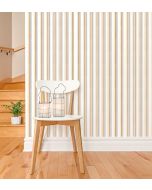 SH34505 Stripe Wallpaper Black, Beige Shades Norwall Wallcovering