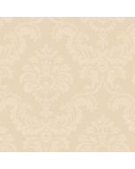 SK34719 Damask Emboss Wallpaper Cream Simply Silks 3 Norwall Wallcovering