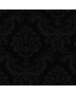 SK34750 Damask Emboss Wallpaper Black Simply Silks 3 Norwall Wallcovering