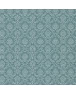 SL27570 Mini Damask Wallpaper Teal Classic Silks 2 Norwall Wallcovering