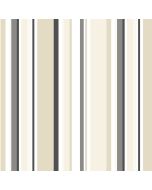 Step Stripe Wallpaper Black, Tan, Taupe, Ebony ST36910