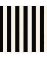 SY33907 1.25" Regency Stripe Wallpaper Pearl, Black Simply Stripes 2 Norwall Wallcovering