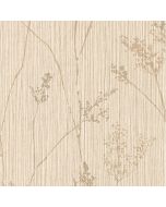 TE29371 Cow Parsley Wallpaper Cream, Beige, Grey Texture Style 2 Norwall Wallcovering