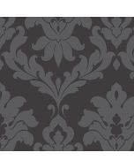 VG26227P Plaza Damask Wallpaper Black Shades Norwall Wallcovering