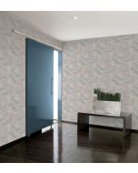 WF36312 Carrara Marble Wallpaper Teal Blue Wall Finishes Norwall Wallcovering