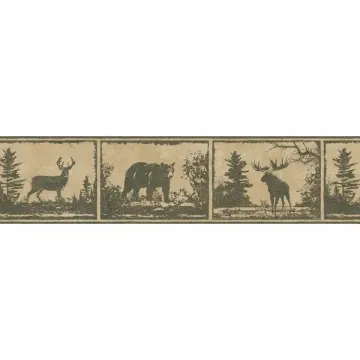 Barnaby Moss Wild Metalworks Border - Chesapeake Wallcovering